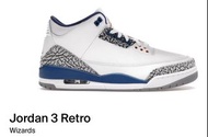 Jordan 3 Retro Wizards