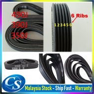 Exercise Bike Spinning Belt ACRON 490J 390J 350J Bike Belt Drive Belt 6 Ribs Rubber Multi Groove AD7