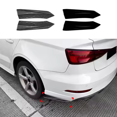 Applicable to Audi A3 S3 8Y Sline 2021+ sedan version rear corner spoiler sticker cross-border modif