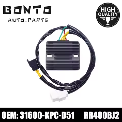BONTO Motorcycle Voltage Regulator Rectifier for Honda XL125V V 2007-2016 Replace 31600-KPC-D51 RR40