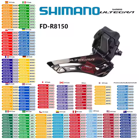 Shimano ULTEGRA Di2 FD-R8150 Front Derailleur 2x12s For Road Bike For R8170 Groupset Original Shiman
