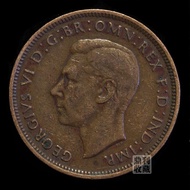 Genuine Coin British Half Pence Pirate Sailboat 25.5mm Copper Coins Various Coins Coins Coins Coins 