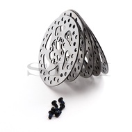 ‘；=【 120Mm Outdoor Cycling Disc Brake Rotor Electric Scooter Brake Rotors With Screws For MTB Mountain Bike E56D  M365