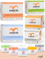 ครีมรกแกะออสเตรเลียแท้ 100% Rebirth Placenta Cream 100ml. มี 5 สูตร  Rebirth แท้-นำเข้าจากออสเตรเลีย