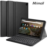 Miimall Keyboard Case for Amazon Fire HD 10 Bluetooth Keyboard Case, Fire HD 10 Plus Tablet Bluetoot