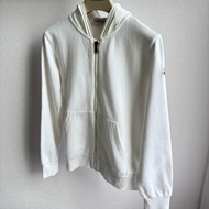 ::MONCLER: 白色拉鍊連帽外套 12號
