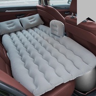 รถเบาะเตียงเป่าลมพร้อมหมอนที่นอนลมปรับได้พับได้ที่นอนเป่าลมน้ำหนักเบาพกพาได้สำหรับรถ Suv รถบรรทุก