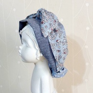 多用綁帶鬆緊髮帶/ 口罩減壓 蝴蝶結寬版頭巾領巾 蕾絲頭帶髮飾