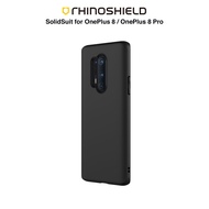 RhinoShield SG- SolidSuit Series OnePlus 8/OnePlus 8 Pro Case TPE Shockproof Durable Phone Case Cover