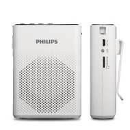 Philips 飛利浦 SBM200 3W掛腰擴音器連麥克風 - 白色 【插線版】| AUX輸入播放 | USB連接