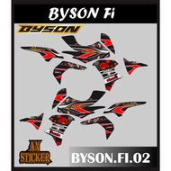 STRIPING STICKER BYSON FI STICKER BYSON FI NEW STICKER LIS LIST BYSON FI CODE 02