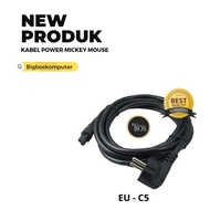 KABEL POWER C15 MICKEY MOUSE for Laptop / Komputer panjang 1.8M High Quality