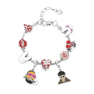Bandai | Bad Bunny Charm Bracelet Bracelet Men and Women Hip Hop Singer Gift Fashion Accessories