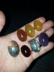 Borongan bacan obi kuning, lavender & erekke