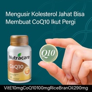 Canada NUTRACARE CoQ10 Coenzyme Q10 100mg 30 Softgel 30softgel Vitamin E 10mg Rice Bran Oil 290mg le