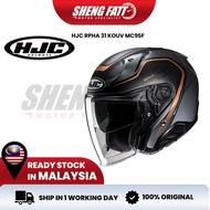 HJC RPHA31 KOUV MC9SF MC1SF Open Face Helmet Motor Visor Topi Keledar Keselamatan SIRIM SHOEI ARAI N
