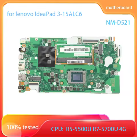 For Lenovo IdeaPad 3-15ALC6 Laptop WIN R5-5500U R7-5700U _UMA_4GRM Motherboard 5B21B85223 5B21B85225
