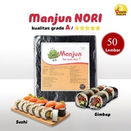 Manjun Nori Halal MUI Yaki Sushi Nori contains 50 sheets