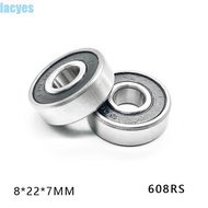 LACYES Bearing 608 2RS Deep Groove 608RS 608-2RS