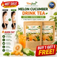 Buy 1 Get 1 Melon Cucumber Drink Tea – Refreshing Fruit Tea Drink Mix with Melon & Cucumber Flavor