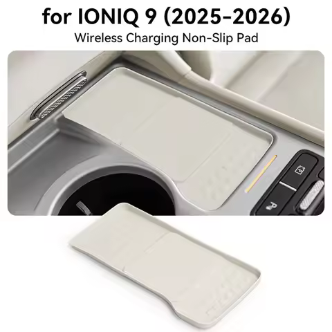 Wireless Charging Anti Slip Pad for Car Center Console for Hyundai IONIQ9 25 Models Protection Stora