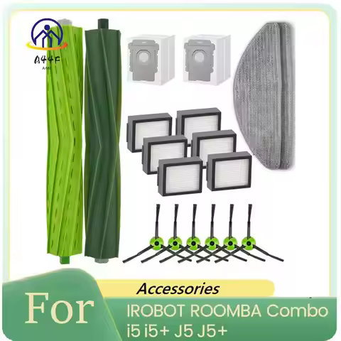 A44F-Replacement Parts For Irobot Roomba Combo I5, I5+, J5, J5+ Vacuum Cleaner Roller Side Brushes F