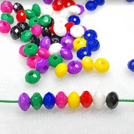 GB2074 30g 🇲🇾 Manik Akrilik Donat DIY Rondelle shape Dayak Bidayuh Iban Gawai Costume