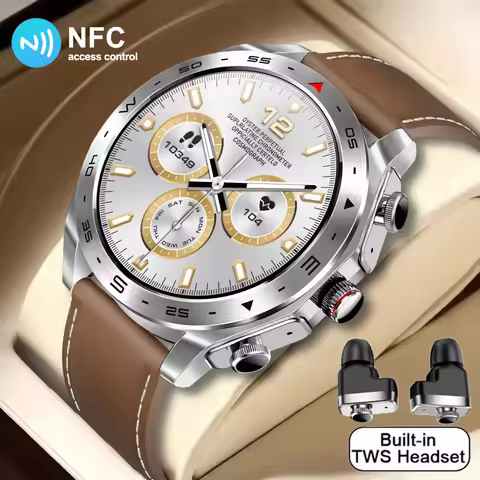 New T95 Smart Watch TWS 2-in-1 Bluetooth Earphones with Built-in Speaker HIFI Sound Quality Noise Ca