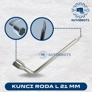 TOUGH 21mm L-Shaped Wheel Wrench / Wheel Nut Wrench 21mm