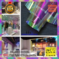 Rainbow window film sticker/car window/building window film/2 ply rainbow glass film/camo chameleon 