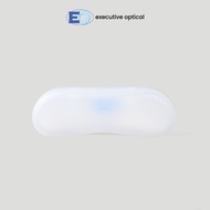 EO Eyeglasses Case White Durable Plastic Eyeglasses Case for Men & Women
