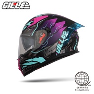 Gille Helmet 135 GTS V1 META Motorcycle Helmets Full Face Dual Visor Free Iridium Lens