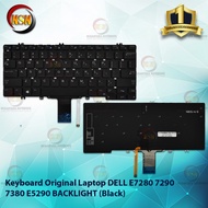 Laptop Keyboard Original For E7280 7290 7380 E5290 Backlight (Black)