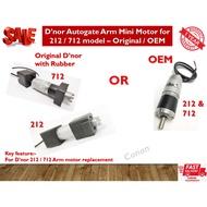 D'nor Autogate Arm Mini Motor With / Without Rubber Motor / Mounting for Dnor 212 / 712 (Original / Compatible)