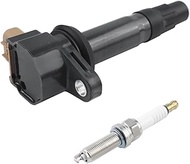 Ignition Coil Stick & Iridium Spark Plug Kit Compatible with Can-Am Maverick X3 / X3 Max Turbo, Turb