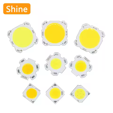 10pcs 3W 5W 7W 10W High Power LED Source Chip 13mm 20mm 24mm SMD LED COB Light Bulb LED Diode Light 
