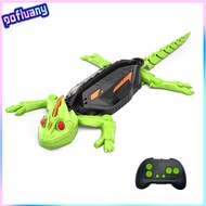 Rechargeable Gecko Toy Toddlers Gecko Toy Electric Remote Control Gecko Toy with Led Eyes 360° Spin 