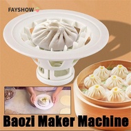 FAYSHOWSG Dumpling Bao Buns Mould, DIY ABS Baozi Making Mould, Homemade Flower Type Baozi Maker