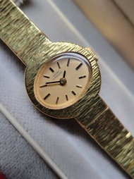 Girard perregaux 芝柏鍍金機械錶古董錶復古女錶手表watch