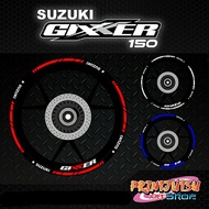 ▥✚Mags Decals / Rim Stickers Suzuki Gixxer 150