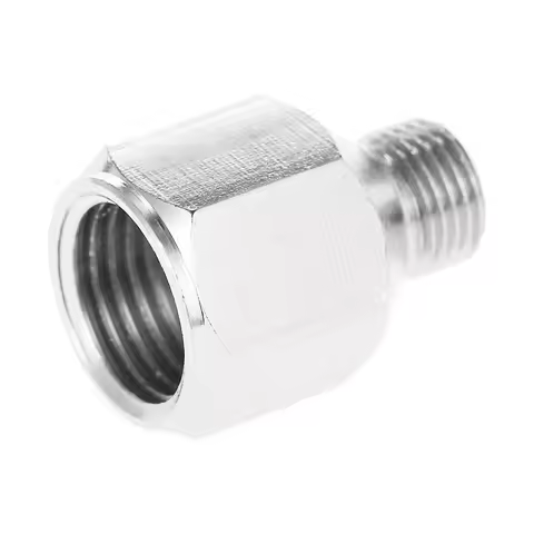 Professional 1pcs Airbrush Air Hose Adaptor G1/8" BSP Male & G1/4" BSP Female Air Brush Connector fo