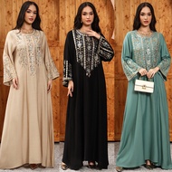 Middle Eastern Women's Arabian Dress Embroidered Embroidered Fashion Robe