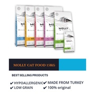 MOLLY SUPER PREMIUM CAT FOOD 15KG