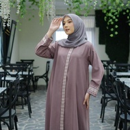 COD Gamis Abaya Muslimah Jumbo Model Terbaru 2024 M L XL XXL XXXL 4XL 5XL/Abaya Bordir Bahan RoseCre