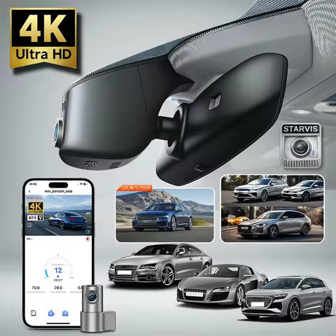 4K Car DVR Dash Cam GPS WiFi & APP For Audi A3 A4 B8 A5 B9 A6 A8 S7 Q3 Q5 Q7 Q8 S3 S4 S5 S6 C5 C6 C7