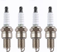 YAMAKATO Spark Plug 4 Pack Compatible with NGK TORCH Champion BPR6ES F6RTC RN9YC