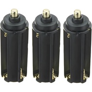 Plastic 3xAAA Battery Adapter Tube 3pcs for Handheld Flashlight Torch - Set of 3