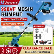 Battery Lawn Mower 998VF Cordless Lawn Mower Multifunctional Electric Lawn Mower Rechargeable Garden