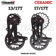 Ceramic Bicycle Pedal Decoration Legs SHIMANO 105 Code R7000