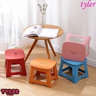 TYLER Foldable Stool, Lightweight Thickened Folding Chair, Multi Purpose Shoe Changing Plastic Ultralight Small Benches Kids